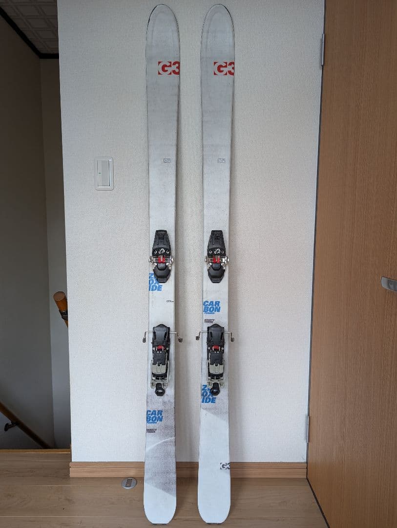 G3 スキー板177cm、テックビンディング バックカントリー　山スキー