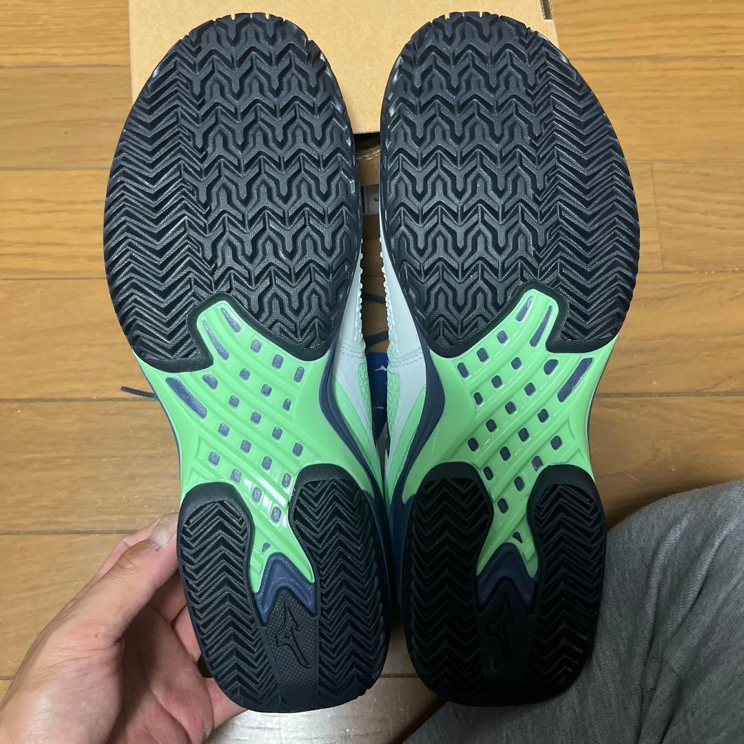 テニス 26.5cm ミズノ ウェーブエクシード TOUR 6 OC