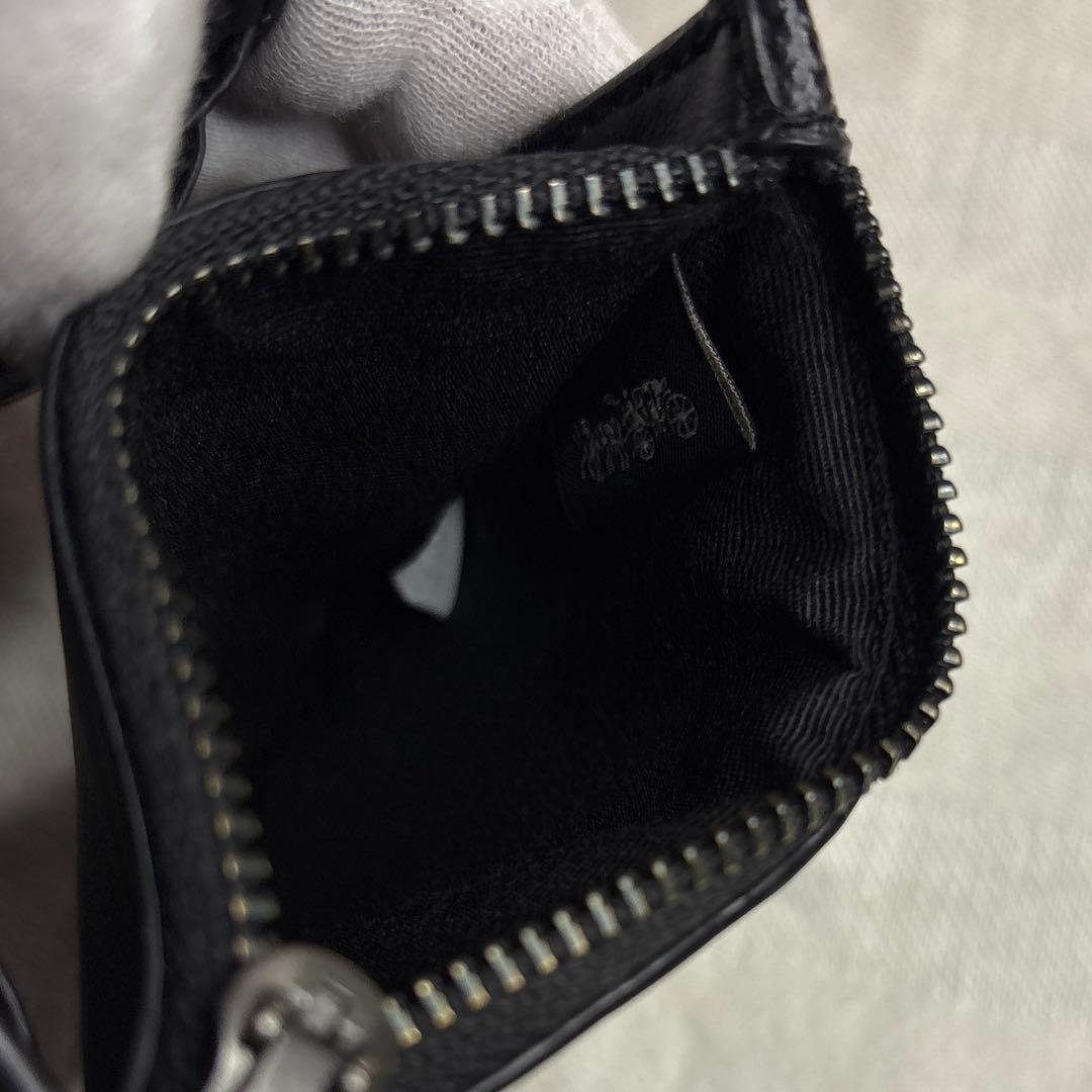 未使用♡COACHコーチシグネチャーマネークリップ折り財布