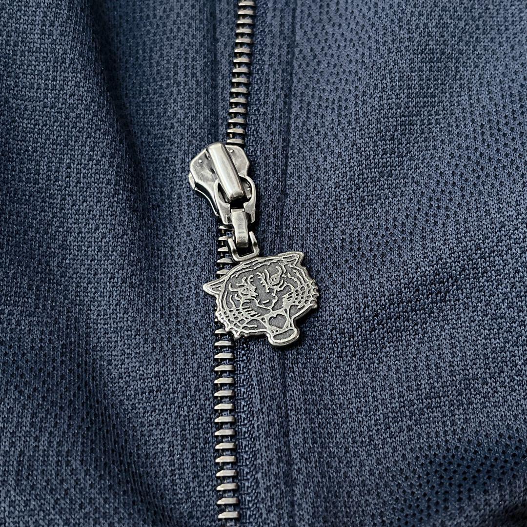 人気デザイン！オニツカタイガー 刺繍 見返り虎 サイドライン ジャージ ジップ