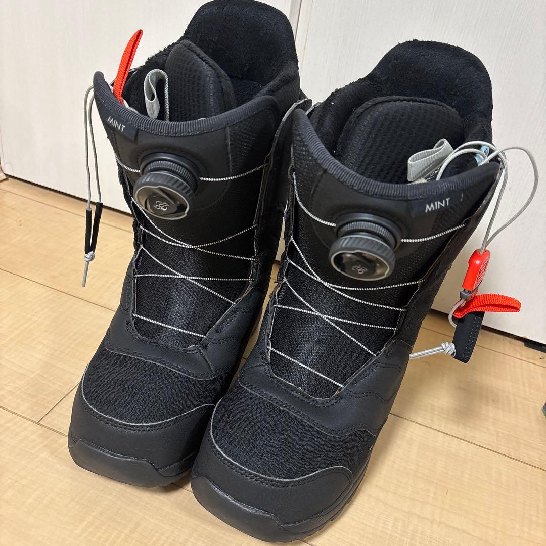 極美品 Burton Mint スノーボードブーツ ブラック 6.5 23.5