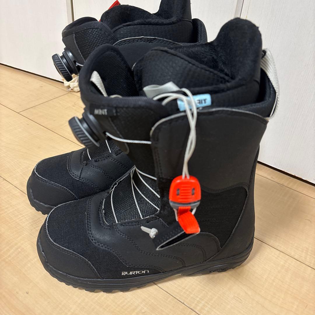 極美品 Burton Mint スノーボードブーツ ブラック 6.5 23.5