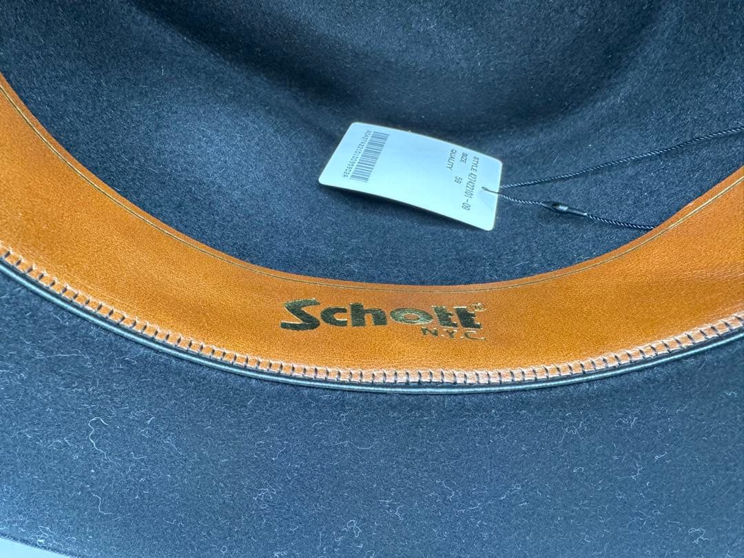 【未使用・希少】Schott x STETSON ウールハット/ハット