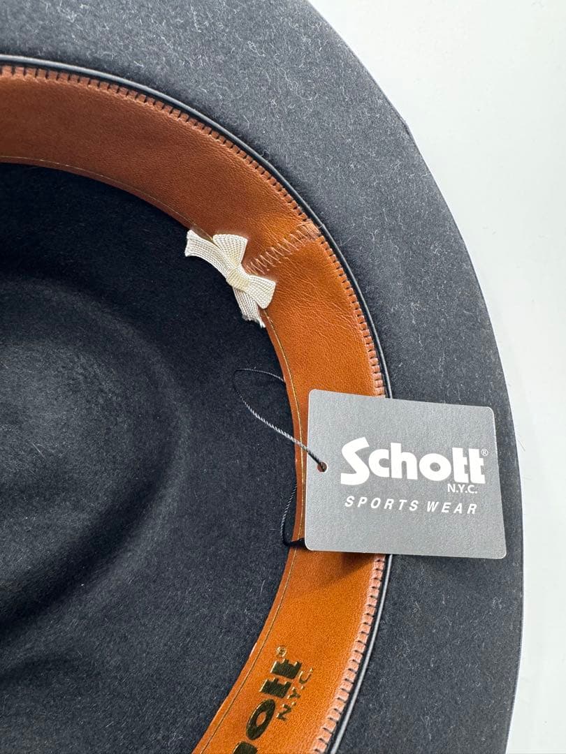 【未使用・希少】Schott x STETSON ウールハット/ハット