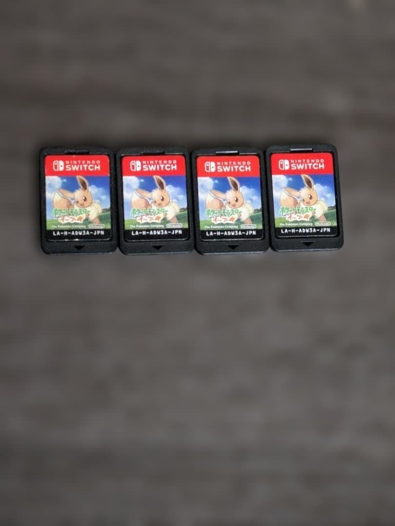4本セット【ソフトのみ】レッツゴーイーブイ ニンテンドースイッチ 動作確認済