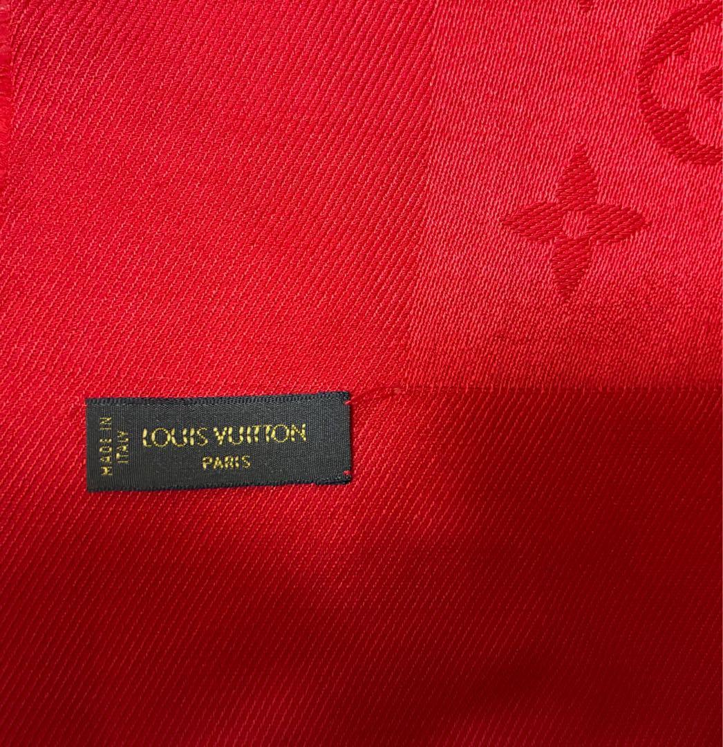 シルク混 ルイヴィトン ストール スカーフ モノグラム LOUISVUITTON