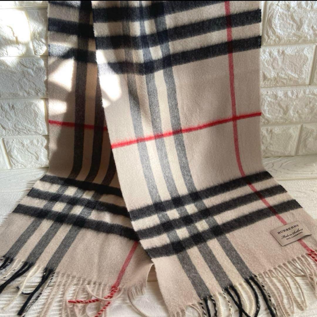BURBERRY バーバリー カシミヤマフラー ストール