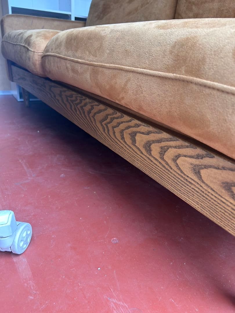 CRASH GATE レザーテックス フリート キャメル 3シーターソファ