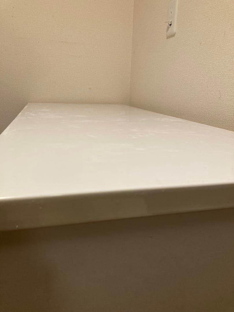 ニトリ　キッチン　カウンター　ボード　白　食器棚　収納　インテリア　引き出し