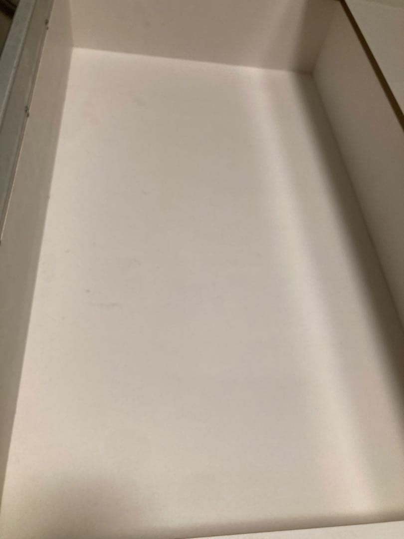 ニトリ　キッチン　カウンター　ボード　白　食器棚　収納　インテリア　引き出し