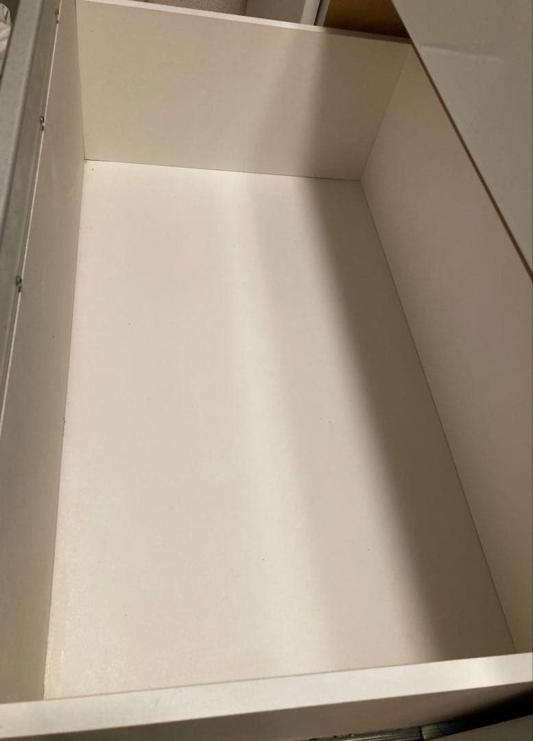 ニトリ　キッチン　カウンター　ボード　白　食器棚　収納　インテリア　引き出し