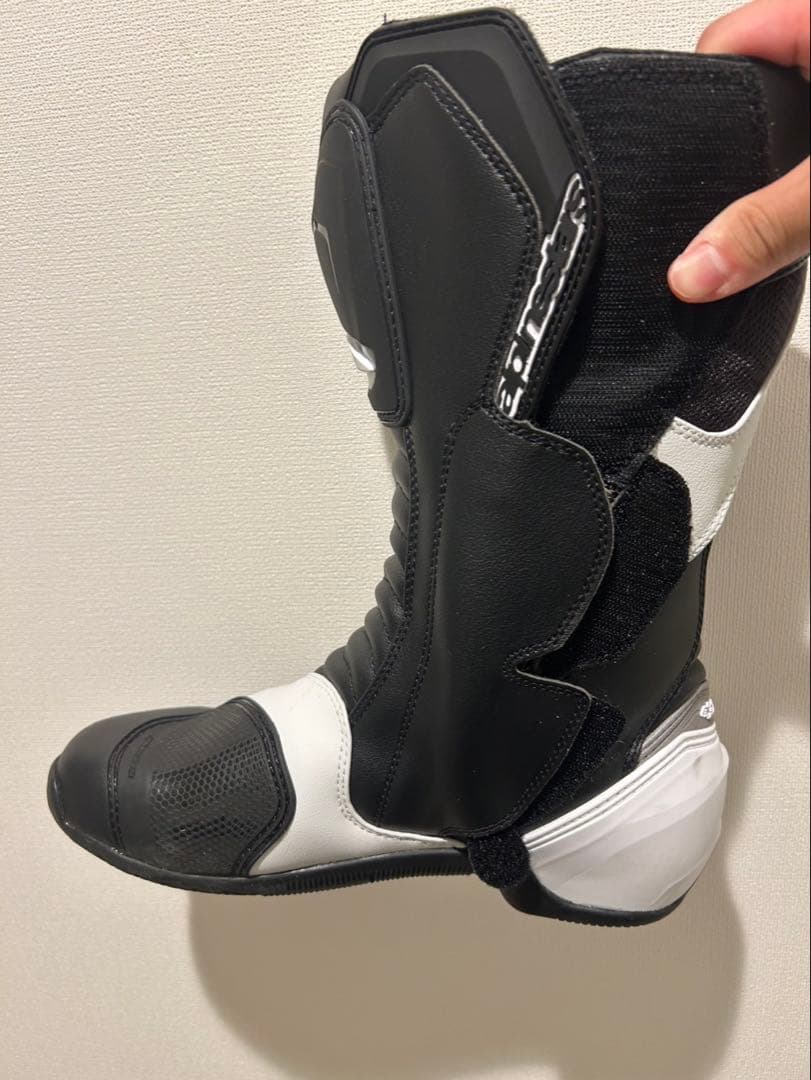 Alpinestars SMX-S レーシングブーツ 黒/白 26.0cm