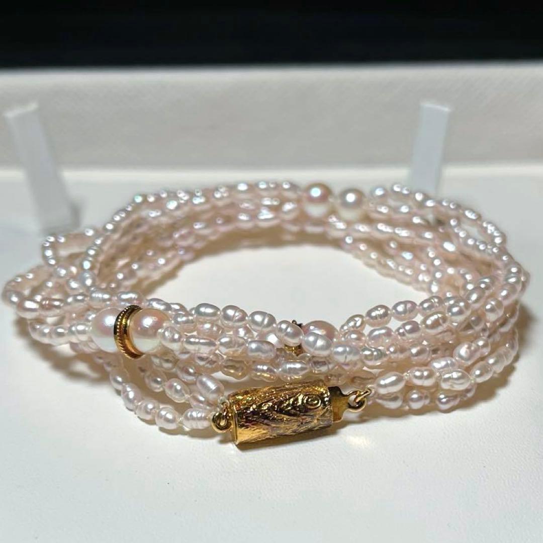 ベビー アコヤトップ パール ネックレス あこや真珠 2.5〜6.0㎜ M646