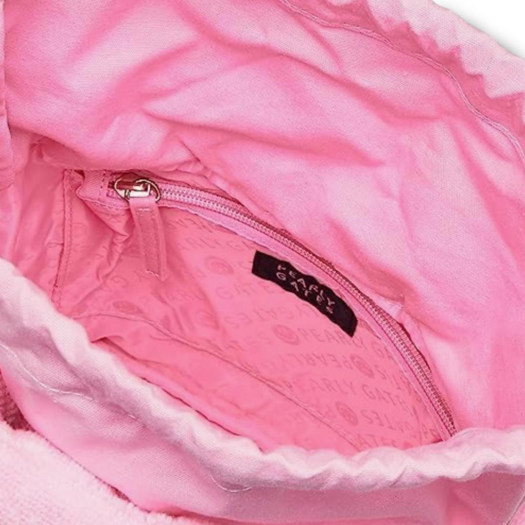 定価2.4万 パーリーゲイツ カートバッグ パイル ロゴ刺繍 トート 090