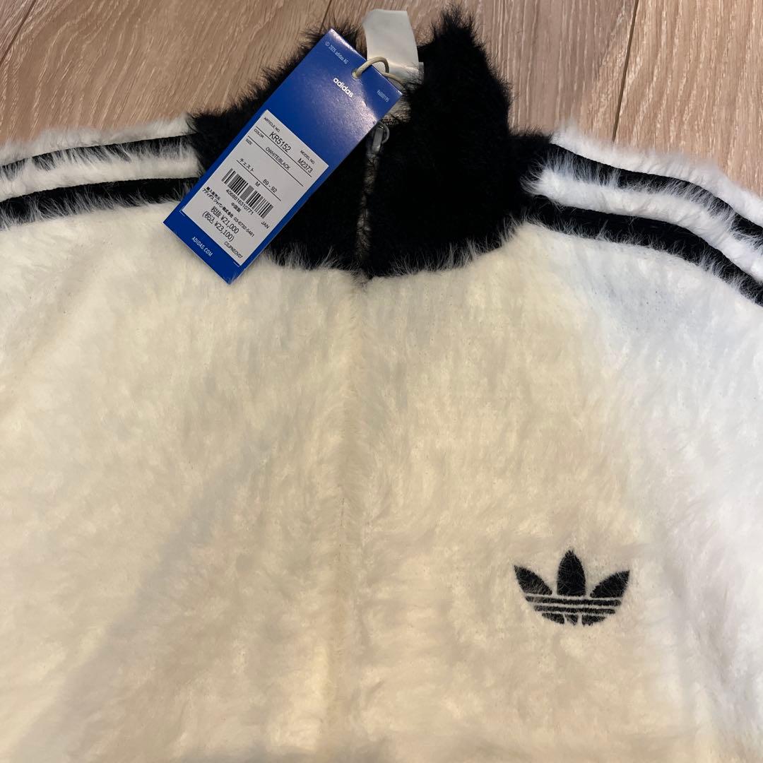 ピ*ズ様 adidas アディダス　フェイクモヘヤ クラシック トラック トップ