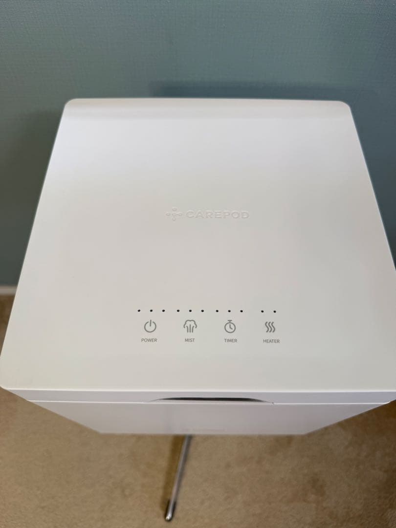 CAREPOD キューブ ハイブリッド式ステンレス加湿器（X50）