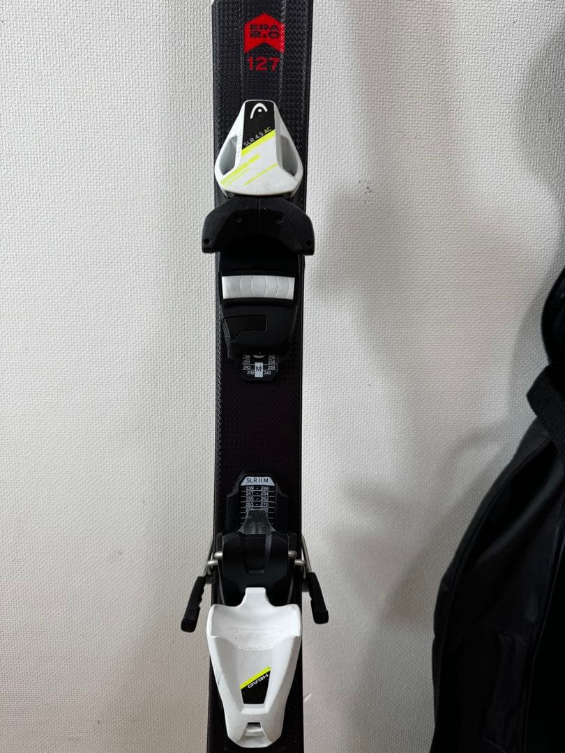 子供用HEADスキー板・ビンディング・サロモンブーツ・ストック・ケース5点セット