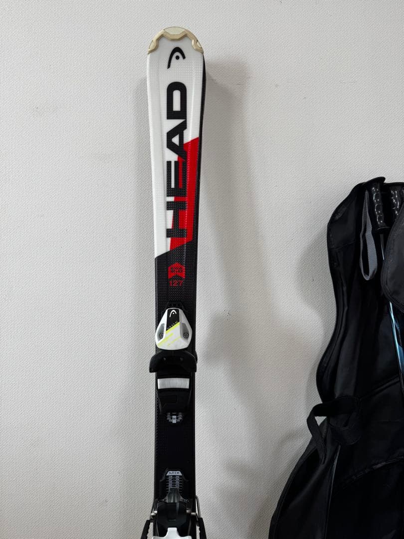 子供用HEADスキー板・ビンディング・サロモンブーツ・ストック・ケース5点セット