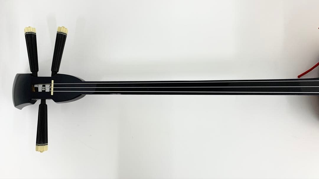 ジ*ン様 美品 沖縄三線 蛇皮 人口皮 入門 初心者用 ケース バチ付き