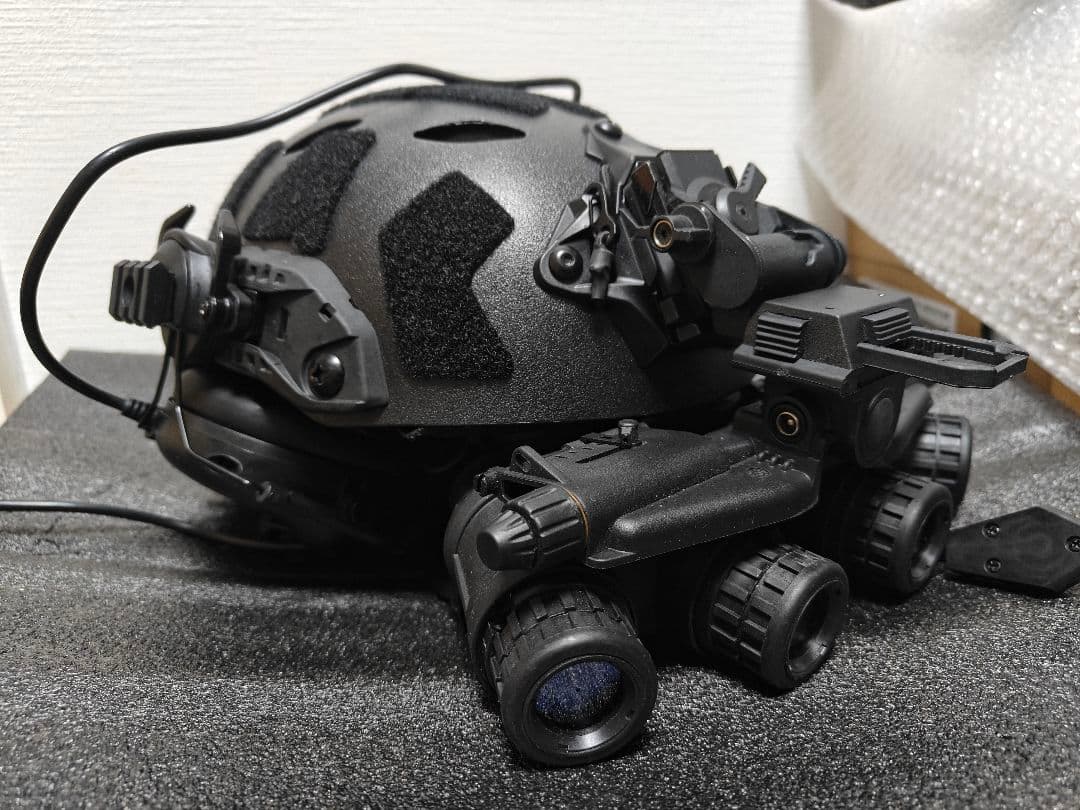 Fastヘルメット ナイトビジョン 戦術イヤホン セット
