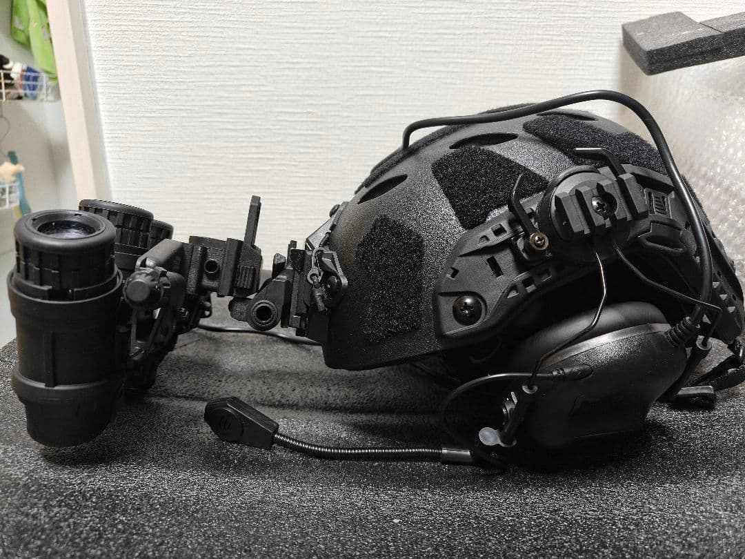 Fastヘルメット ナイトビジョン 戦術イヤホン セット