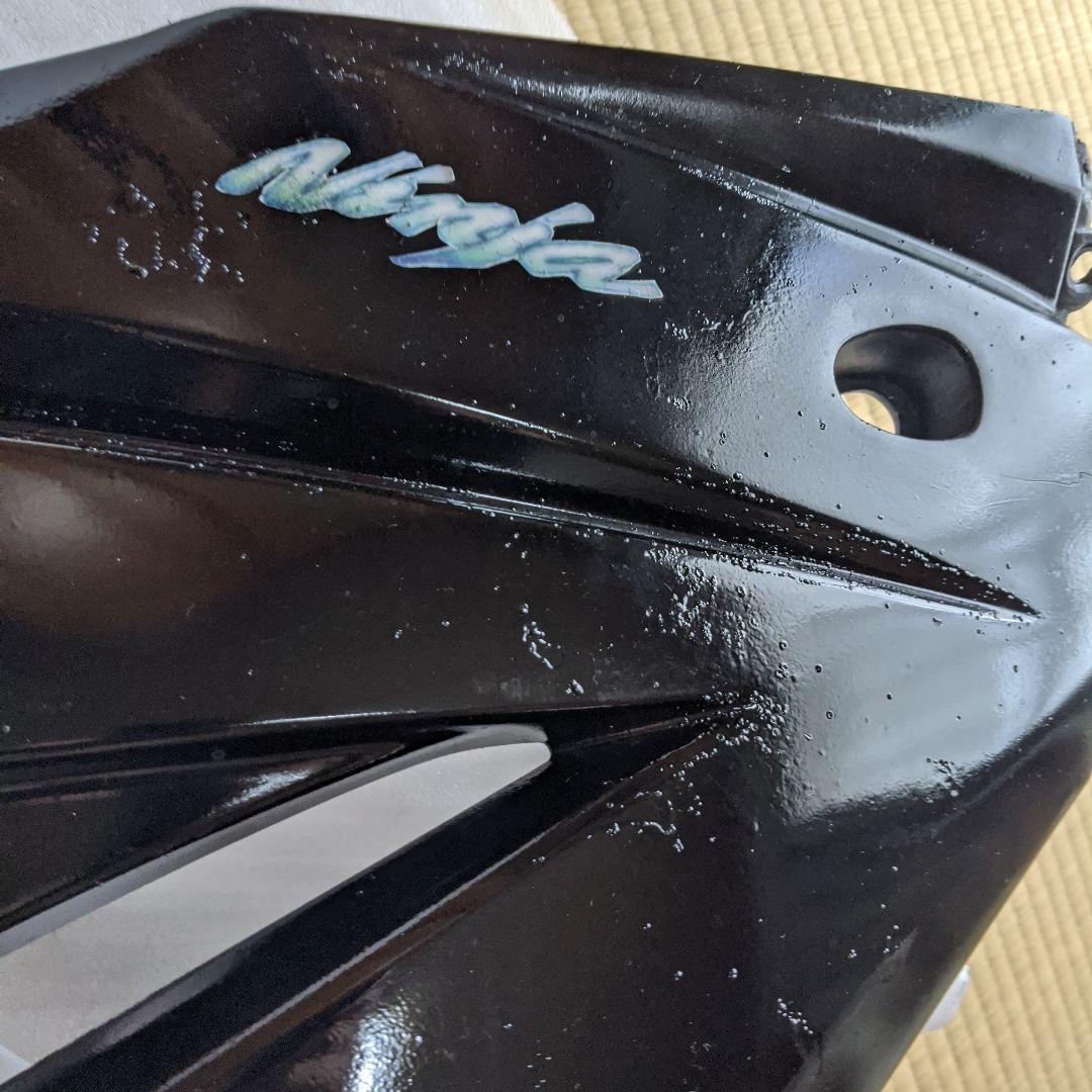 KawasakiNinja250r EX250k用バイク用ブラックカウル2点純正