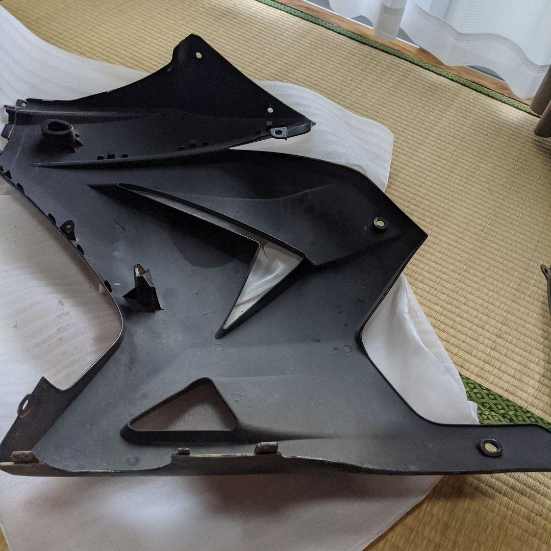 KawasakiNinja250r EX250k用バイク用ブラックカウル2点純正