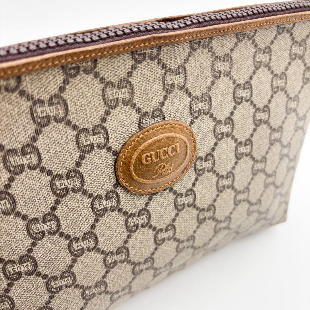美品✨ グッチ GUCCI クラッチバッグ セカンドバッグ ポーチ GGプラス