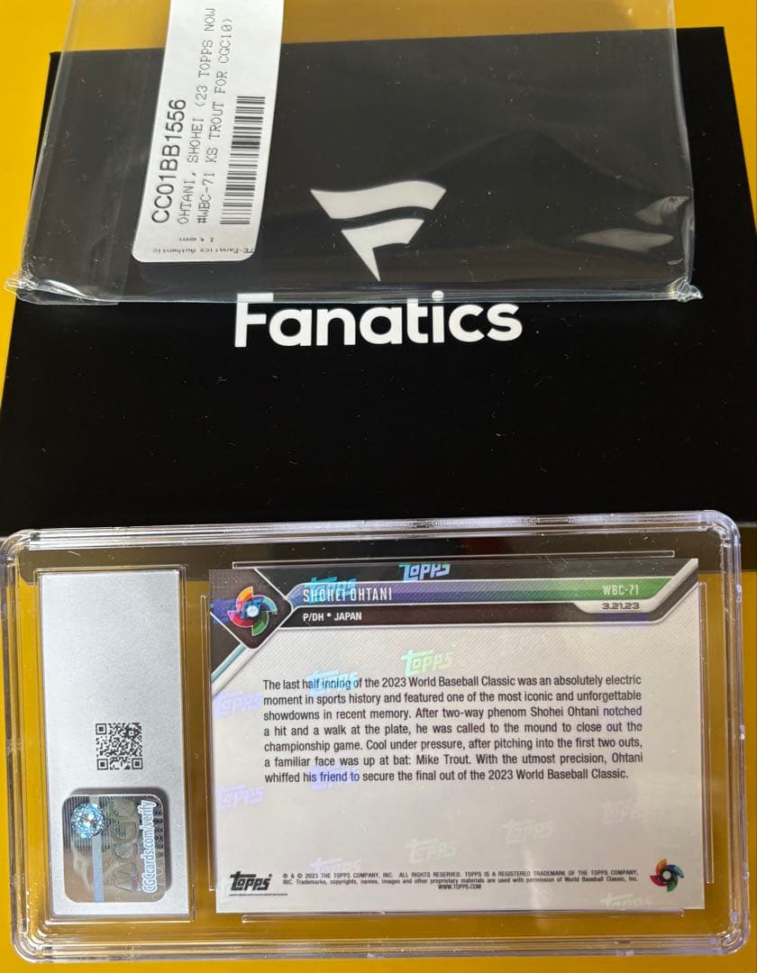 2023 Topps Now Shohei Ohtani WBC決勝 10カード