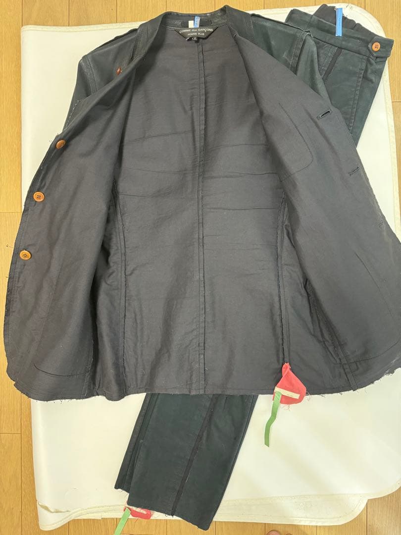 【激レア】【ヴィンテージ】コムデギャルソン牛革セットアップ