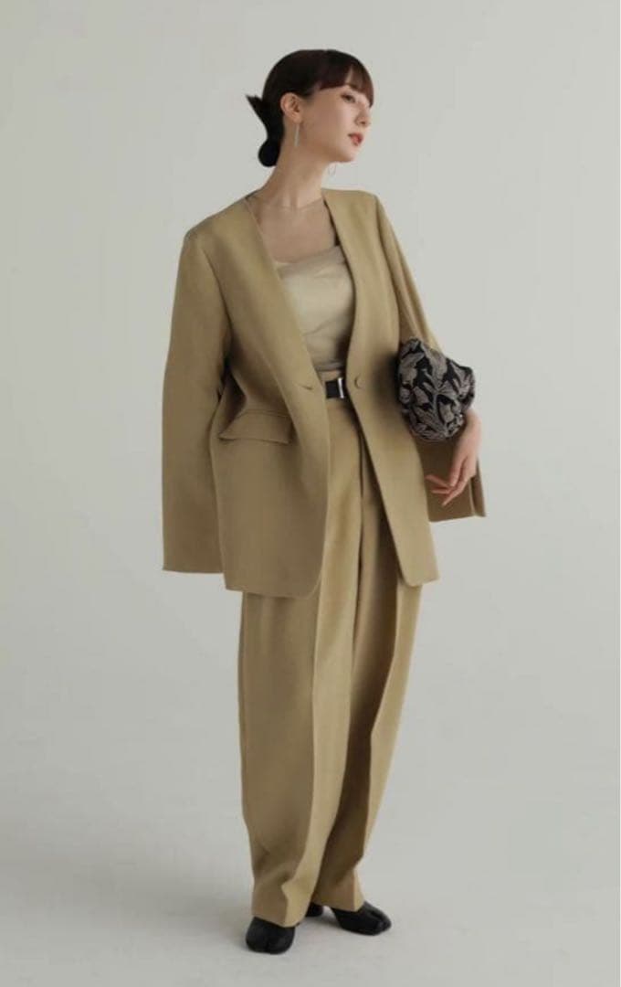 【louren】slit sleeve jacket