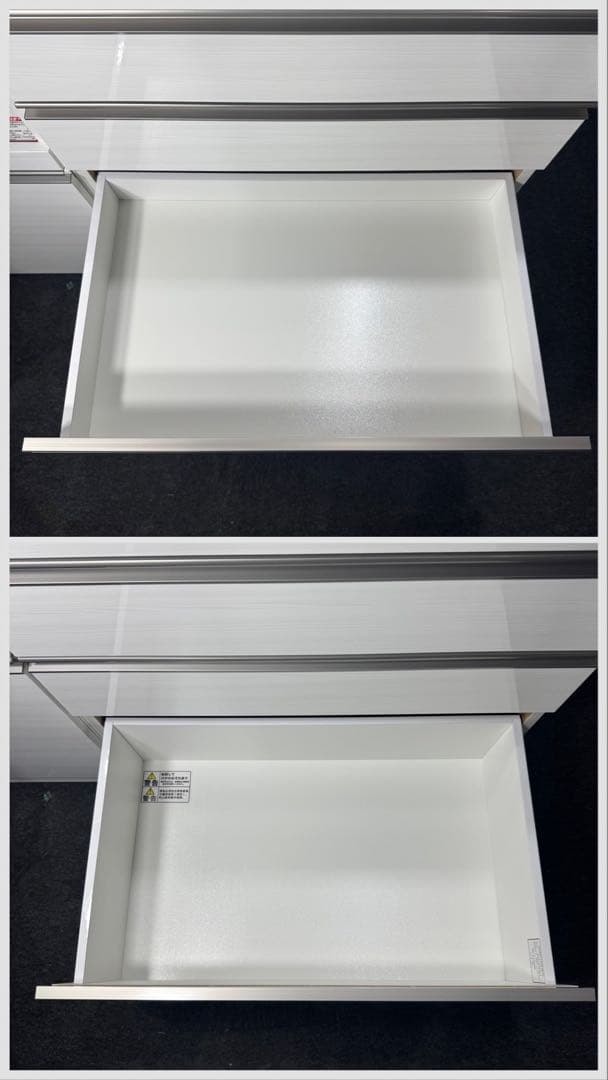 ニトリ キッチンカウンター 幅120cm リガーレ 白 美品 d4972