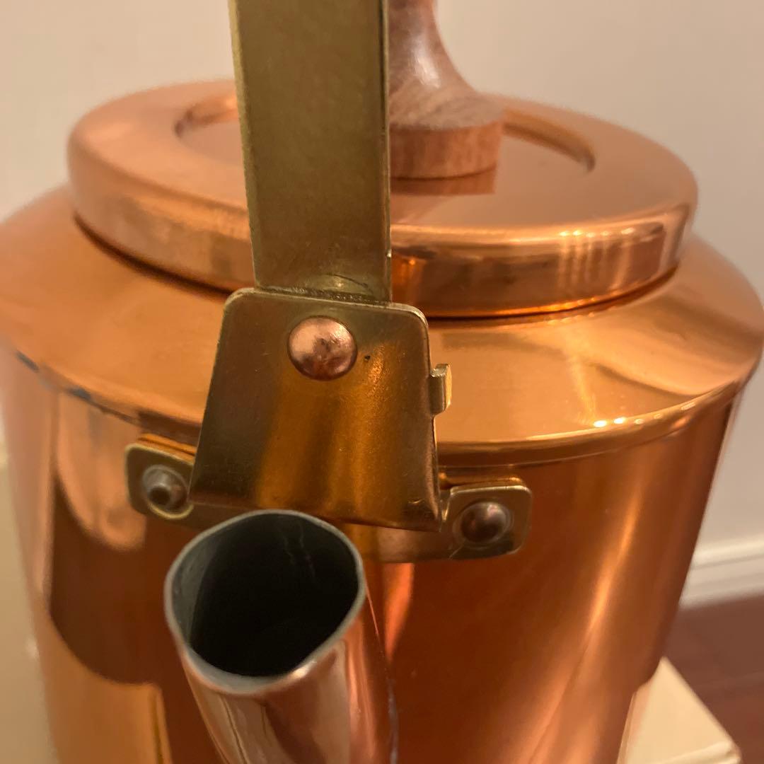 【新品　未使用】銅製ケトル 2.0L カナディアンケトル 元箱・説明書付