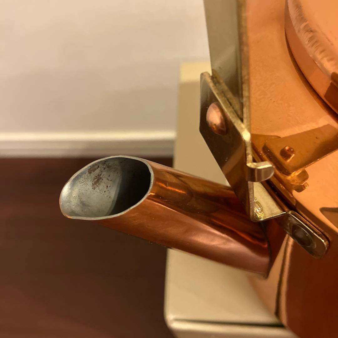 【新品　未使用】銅製ケトル 2.0L カナディアンケトル 元箱・説明書付
