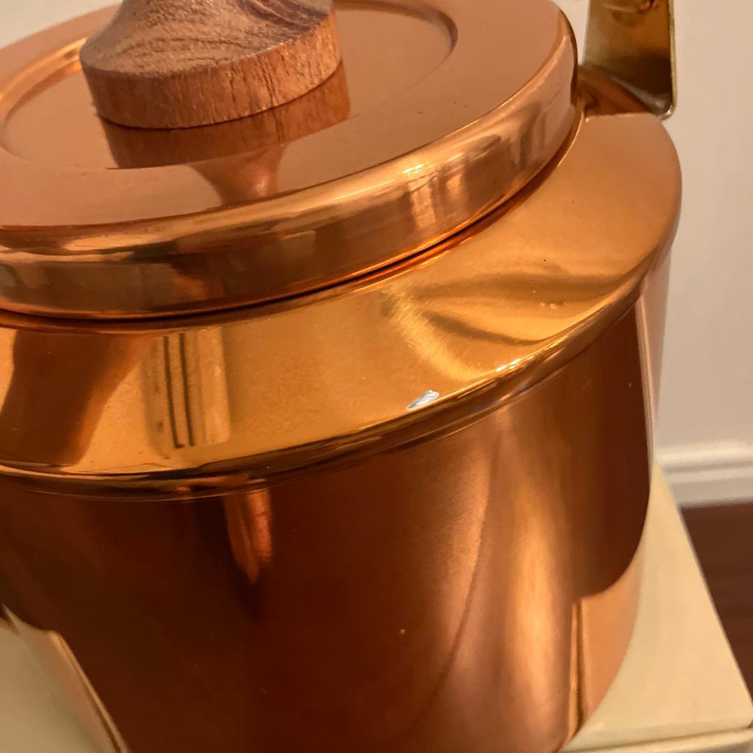 【新品　未使用】銅製ケトル 2.0L カナディアンケトル 元箱・説明書付