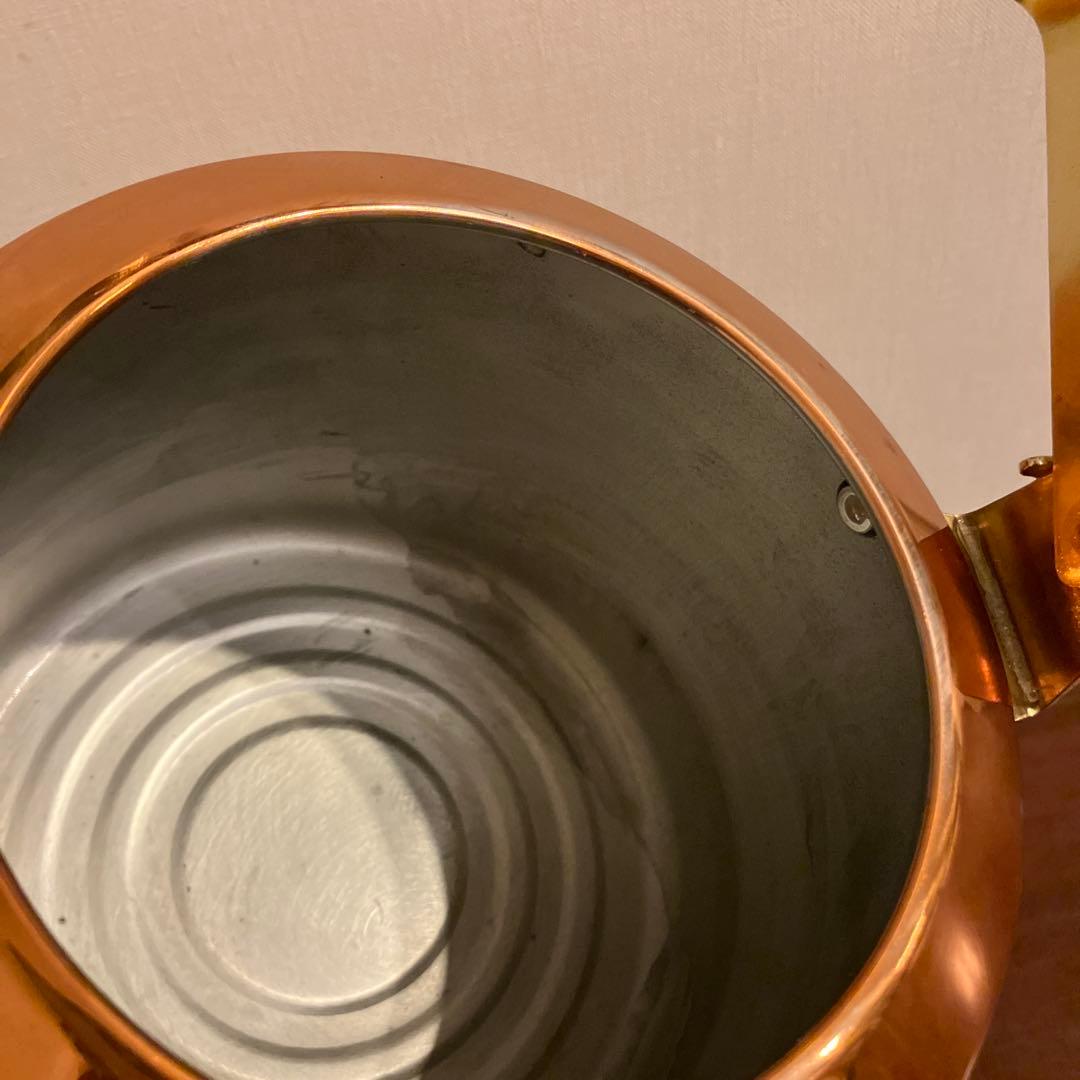 【新品　未使用】銅製ケトル 2.0L カナディアンケトル 元箱・説明書付