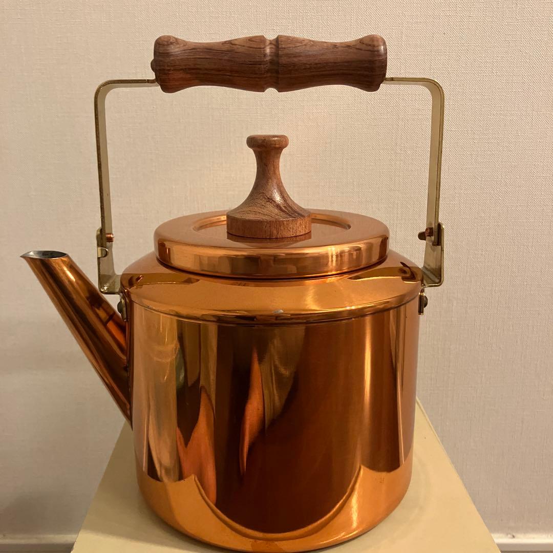 【新品　未使用】銅製ケトル 2.0L カナディアンケトル 元箱・説明書付