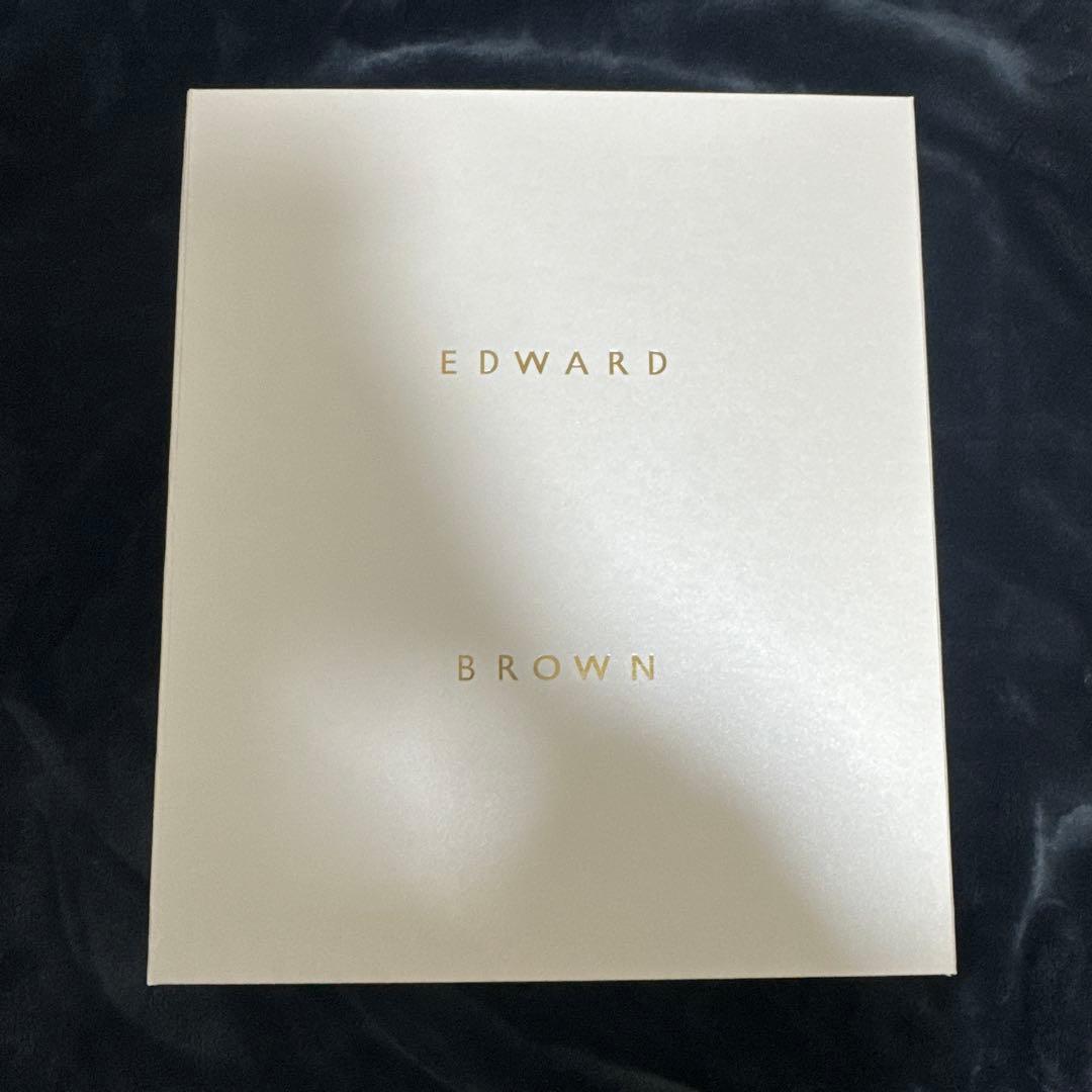 EDWARDBROWN カシミヤマフラー エクリュ ECRU