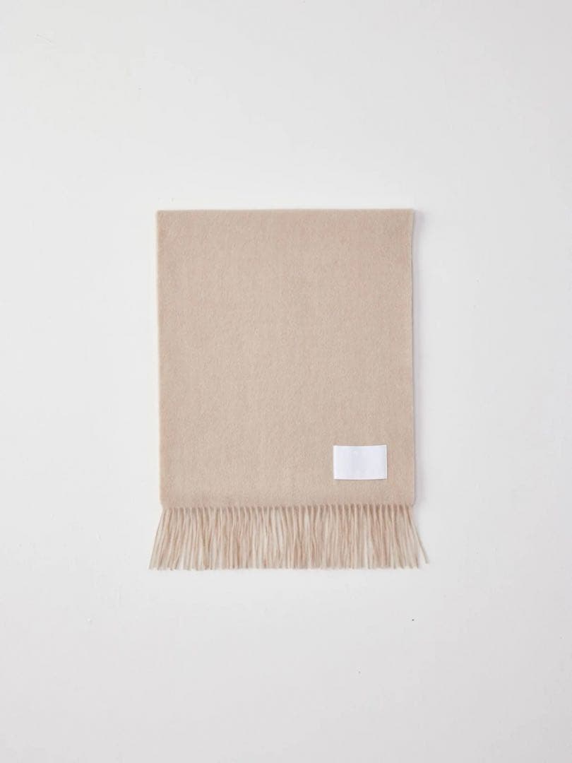 EDWARDBROWN カシミヤマフラー エクリュ ECRU