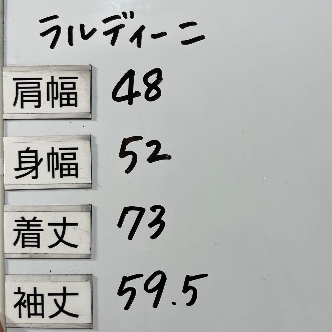 ラルディーニ　デニムテーラードジャケット シングルジャケット　ブルー　L