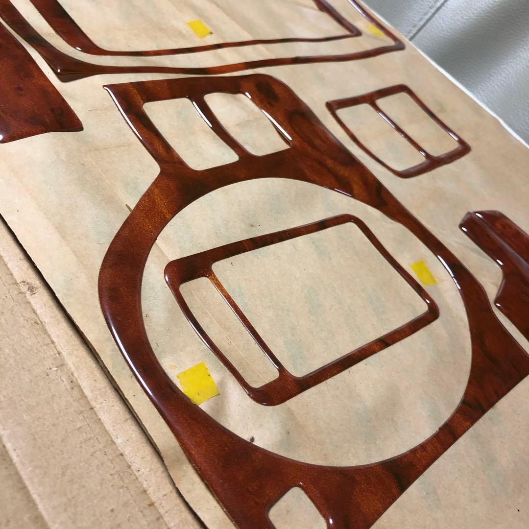 三菱パジェロ　ダッシュボードキット　木目　新品　未使用