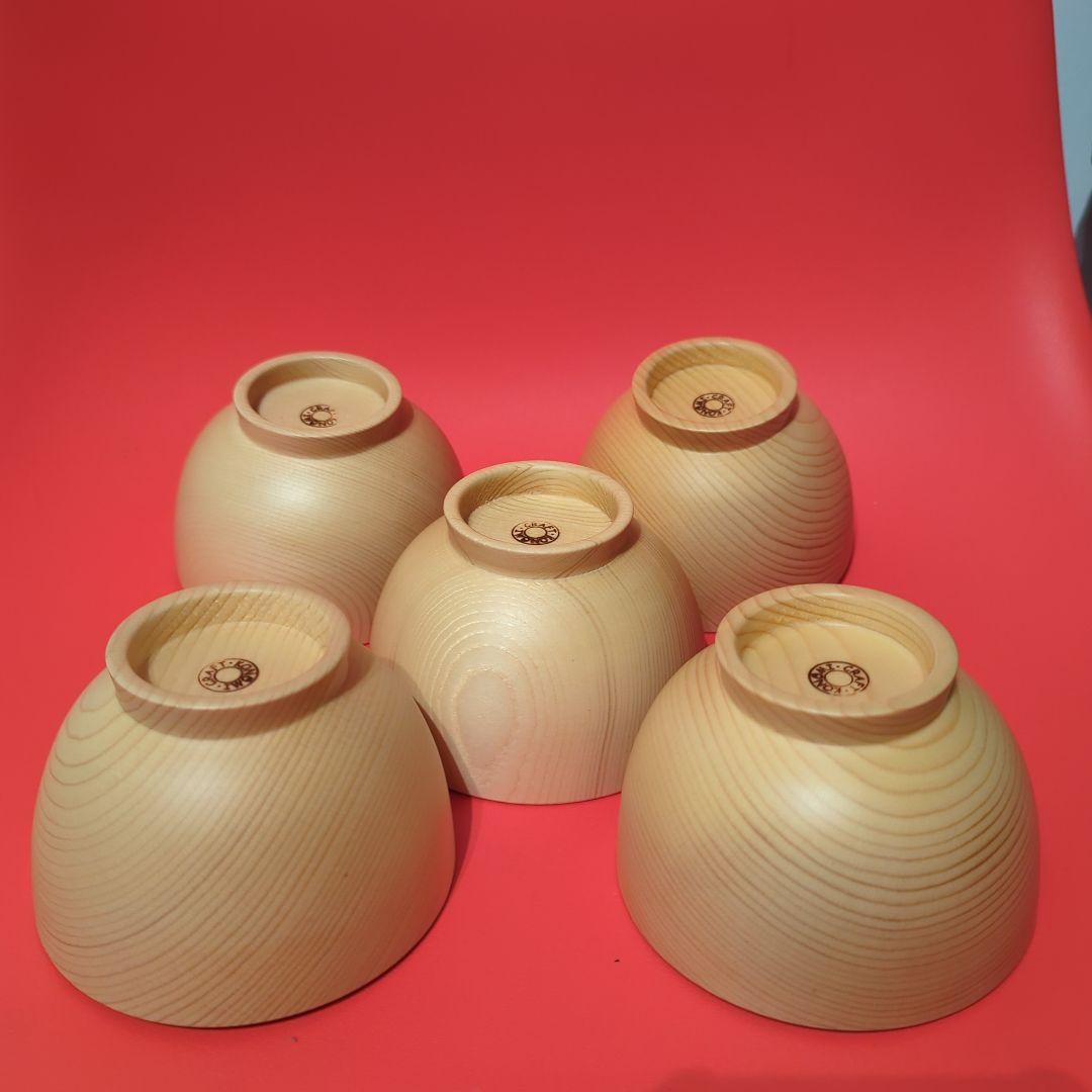 薗部産業　CRAFT JAPAN 木製汁椀 5個セット