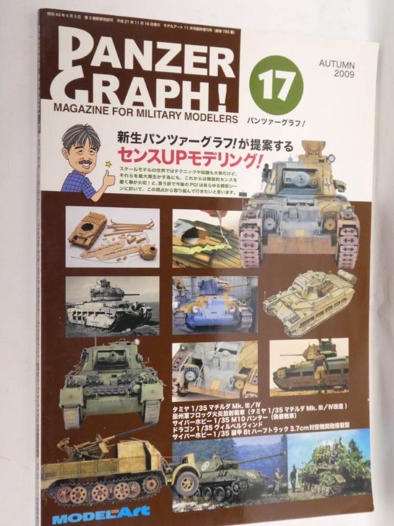 モデルアート　増刊号　パンツァーグラフ　１～３、５、７～１１、１３~１８号