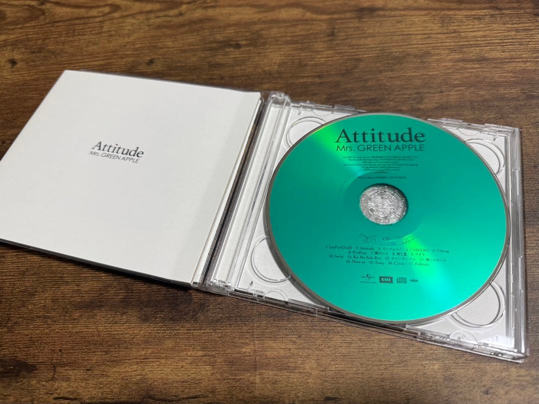 Mrs. GREEN APPLE 【Attitude/初回限定盤 DVD付き】