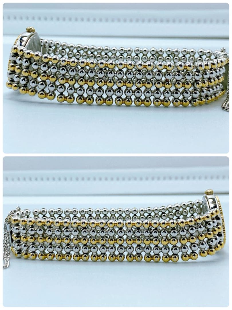 625 SEIKO セイコー　2P20-0E90 ラウンド　コンビ　腕時計