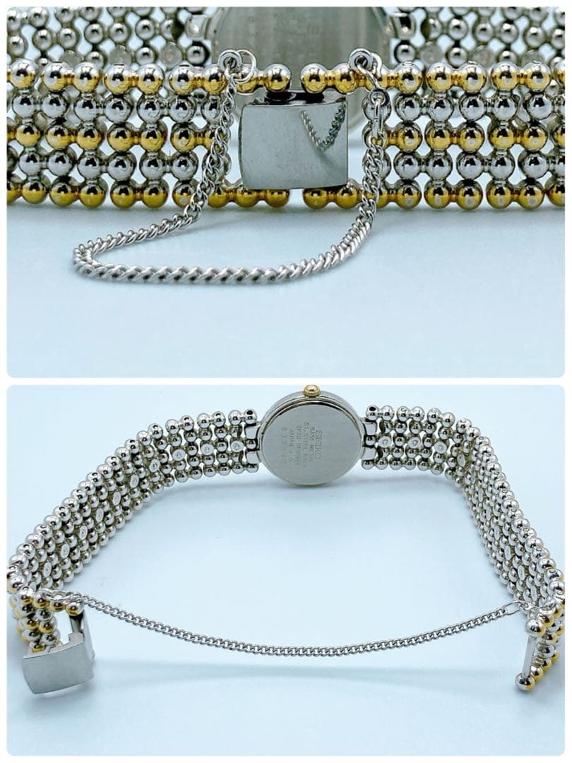 625 SEIKO セイコー　2P20-0E90 ラウンド　コンビ　腕時計