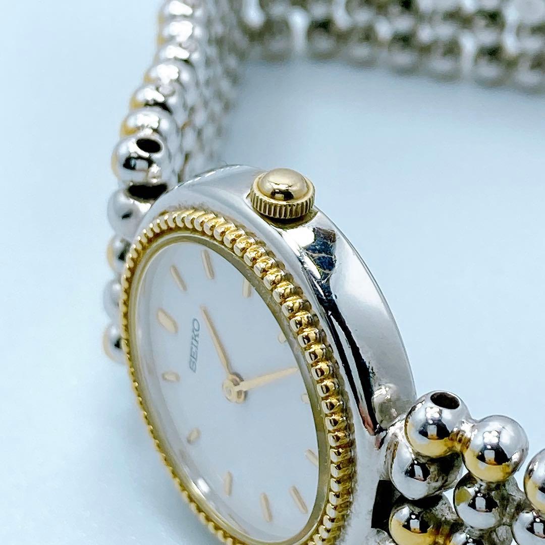 625 SEIKO セイコー　2P20-0E90 ラウンド　コンビ　腕時計
