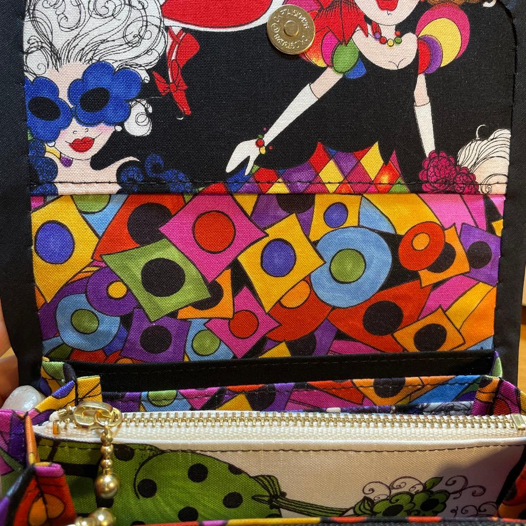長財布　やりくり財布　ハンドメイド　廃盤レア生地