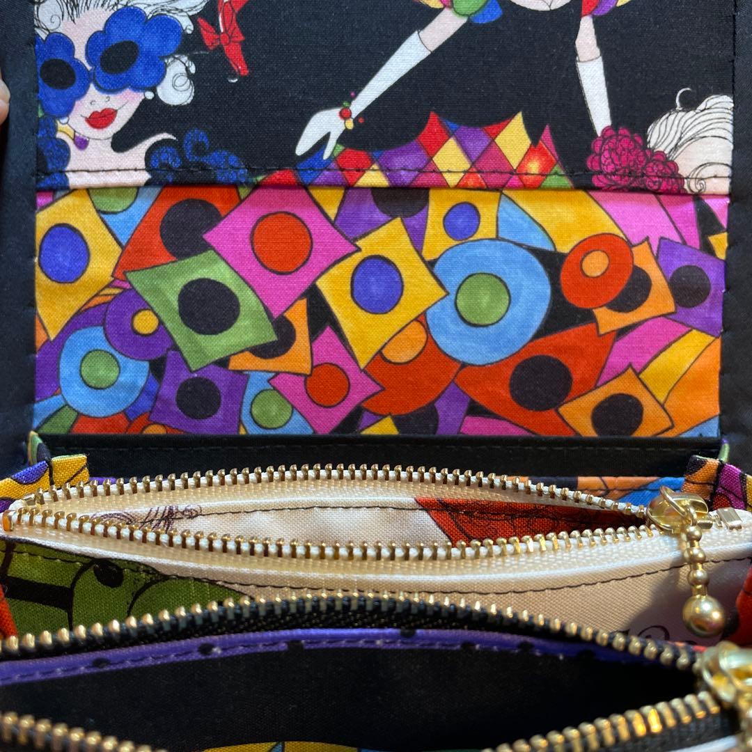 長財布　やりくり財布　ハンドメイド　廃盤レア生地