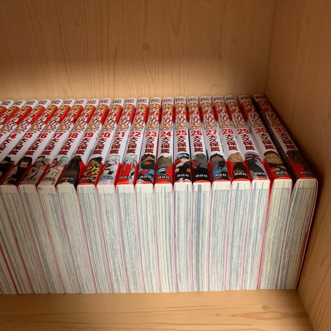 希少収納箱付き炎炎ノ消防隊1巻から34巻全部完結まとめ売り良品セット34冊